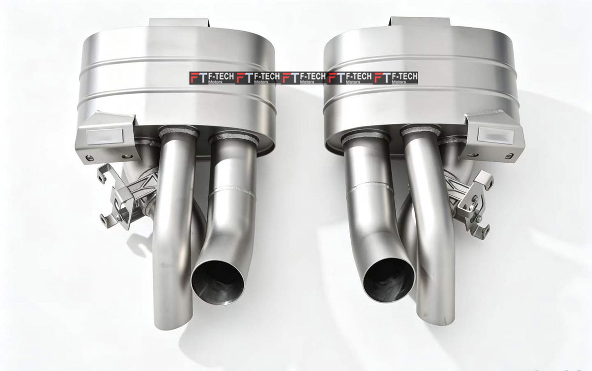 Catted Catback Exhaust System For Porsche 911 992.2 Turbo S 2024+