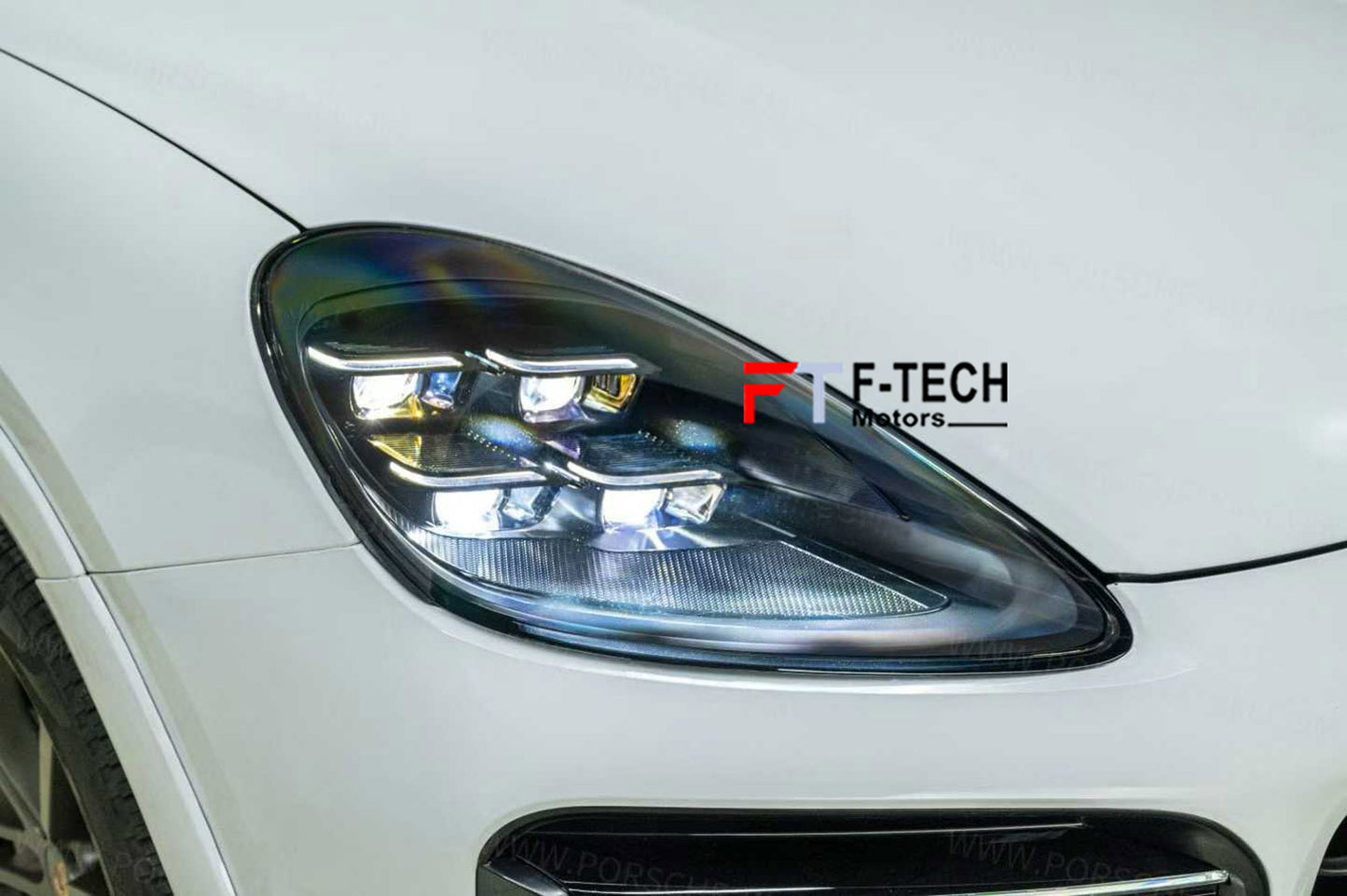 Matrix LED Headlights 2024 Look For Porsche Cayenne 9Y0.1 2018 - 2023
