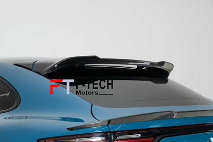 Dry Carbon Fiber Rear Roof Spoiler For Porsche Cayenne Coupe 9Y0 2017 - 2023 Mansory