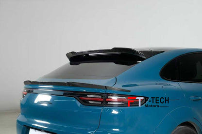 Dry Carbon Fiber Rear Roof Spoiler For Porsche Cayenne Coupe 9Y0 2017 - 2023 Mansory
