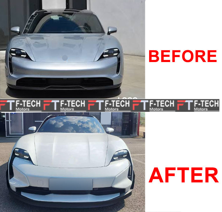 For Porsche Taycan 4 4S GTS 9J1.1 2019 - 2023 Upgrade Turbo GT Body Kit