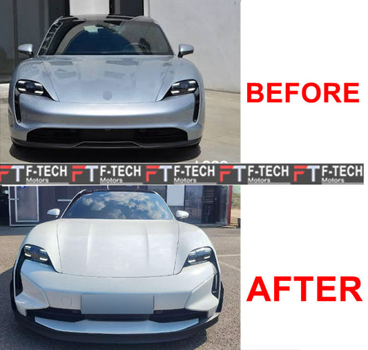 For Porsche Taycan 4 4S GTS 9J1.1 2019 - 2023 Upgrade Turbo GT Body Kit