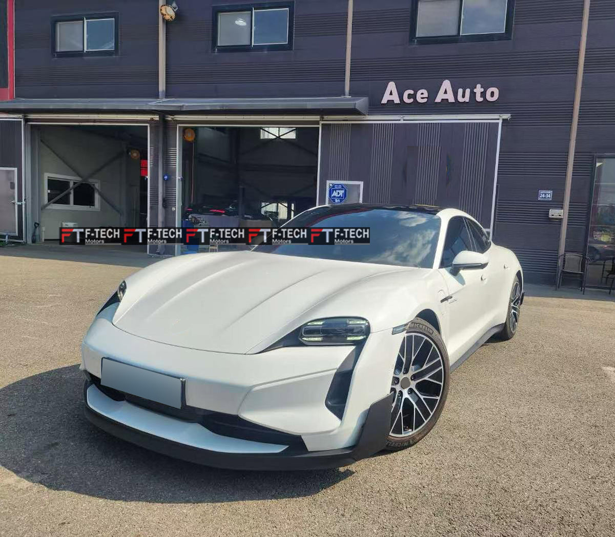For Porsche Taycan 4 4S GTS 9J1.1 2019 - 2023 Upgrade Turbo GT Body Kit