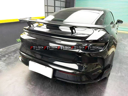Dry Carbon Rear Wing Spoiler Base For Porsche Taycan Turbo S 2025+