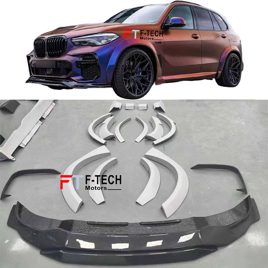Dry Carbon Fiber Wide Body Kit For BMW X5 G05 2018 - 2023 Prior Design