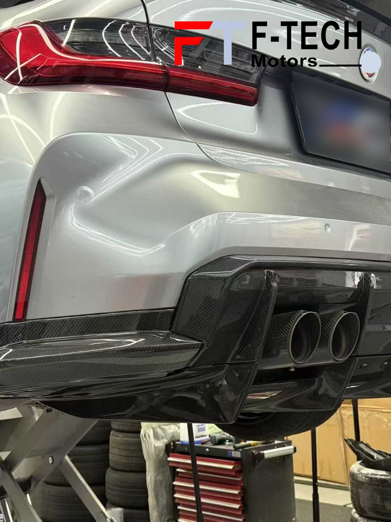 Dry Carbon Rear Diffuser For BMW G80 M3 G82 M4 2020 - 2024