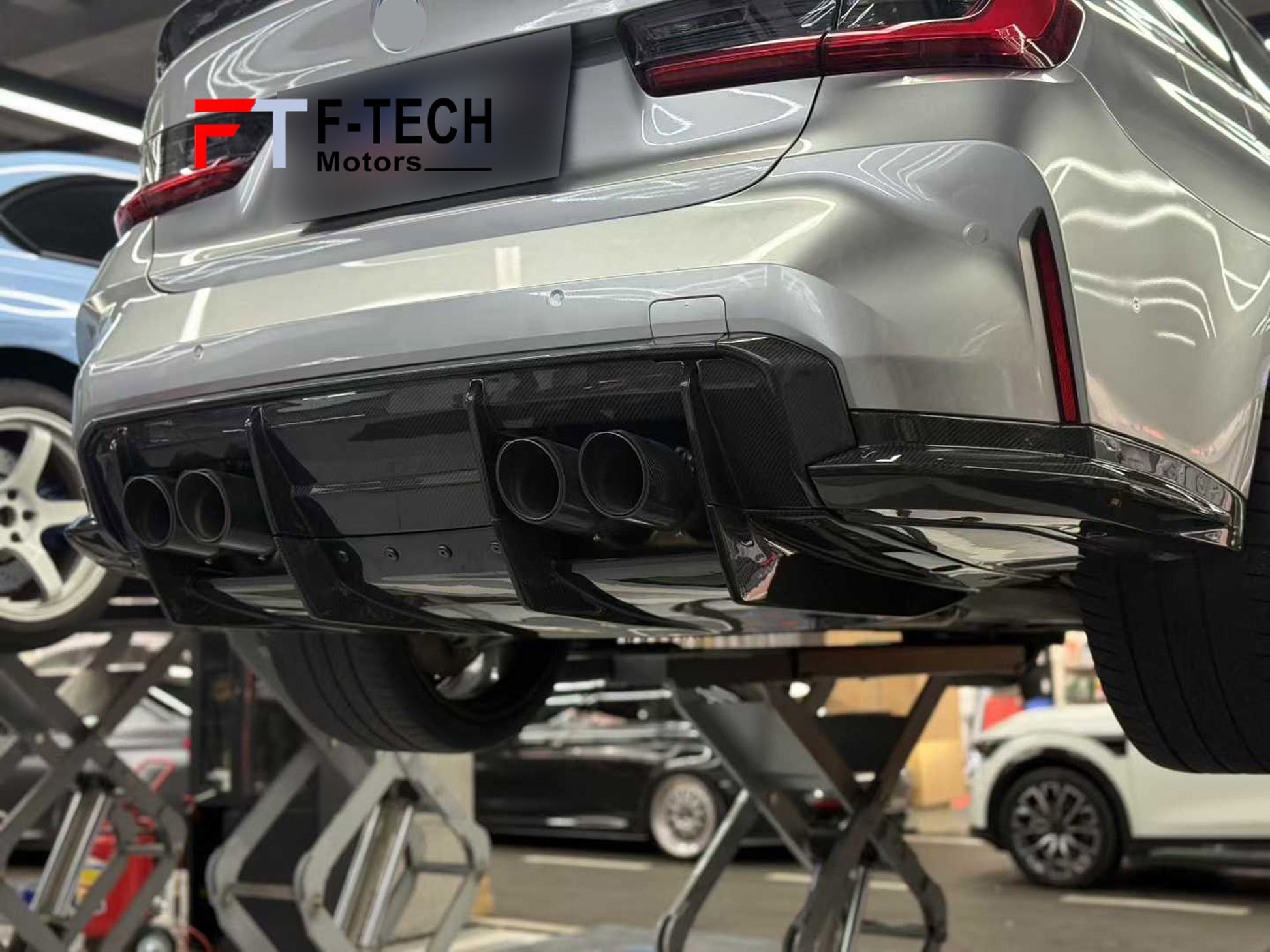 Dry Carbon Rear Diffuser For BMW G80 M3 G82 M4 2020 - 2024