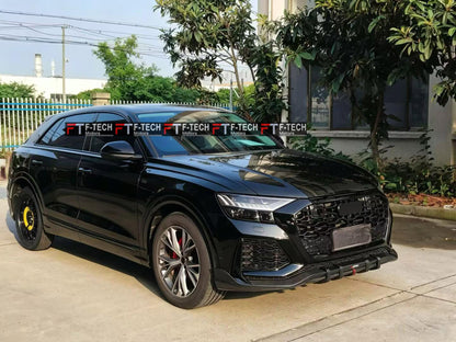 Сarbon Fiber Front Lip Spoiler Chin For Audi RS Q8 2020 - 2024 RSpyder