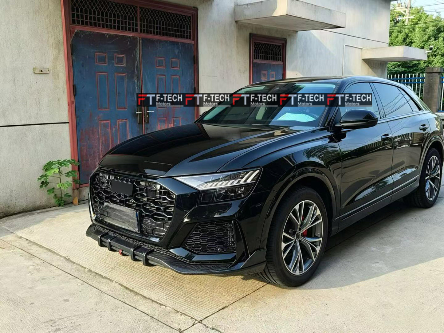 Сarbon Fiber Front Lip Spoiler Chin For Audi RS Q8 2020 - 2024 RSpyder
