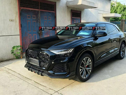 Сarbon Fiber Front Lip Spoiler Chin For Audi RS Q8 2020 - 2024 RSpyder