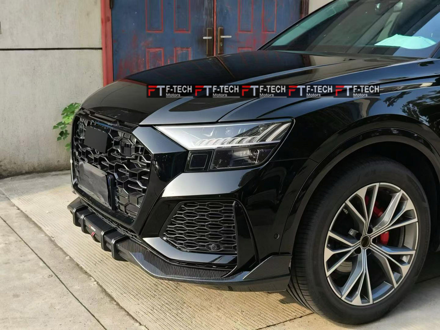 Сarbon Fiber Front Lip Spoiler Chin For Audi RS Q8 2020 - 2024 RSpyder