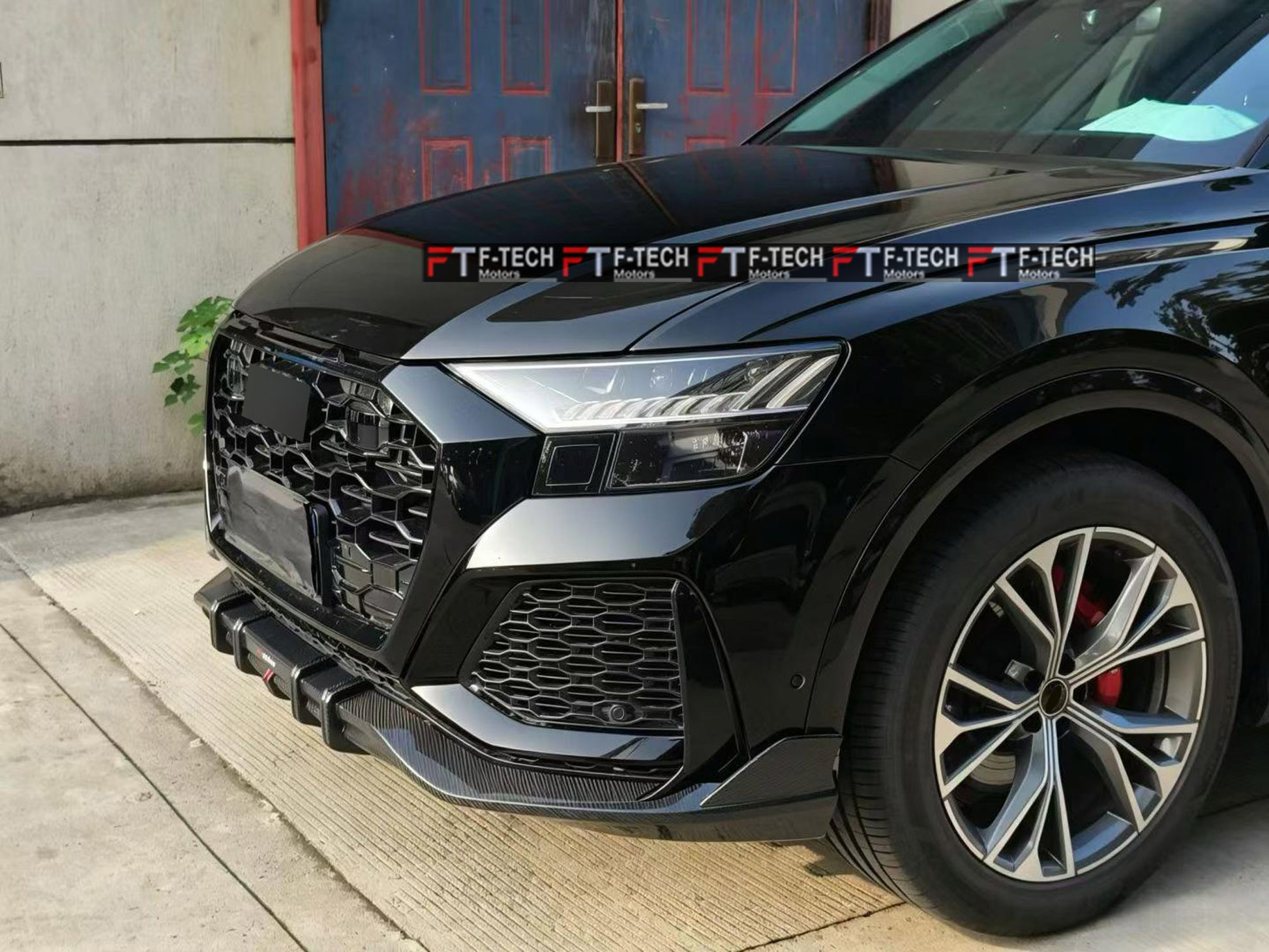 Сarbon Fiber Front Lip Spoiler Chin For Audi RS Q8 2020 - 2024 RSpyder