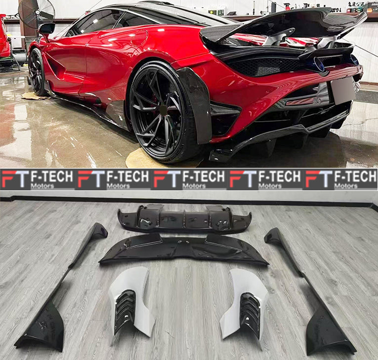 For McLaren 720S 2017 - 2023 Dry Carbon Fiber Body Kit RYFT