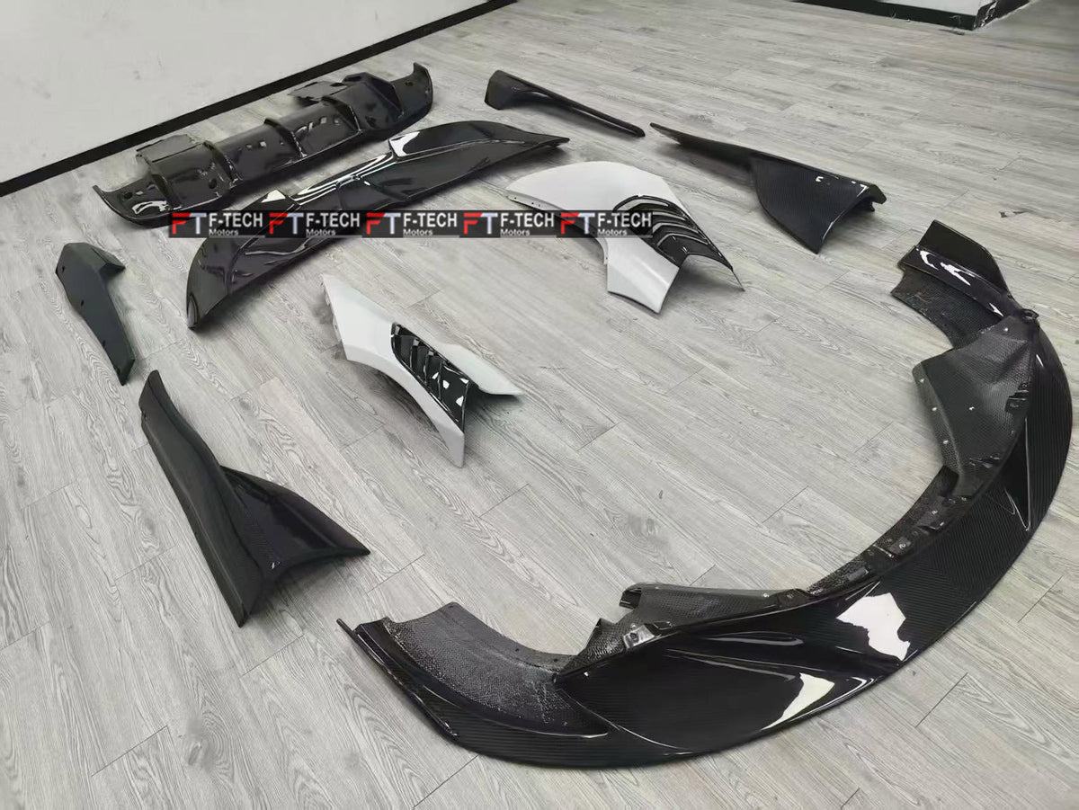 For McLaren 720S 2017 - 2023 Dry Carbon Fiber Body Kit RYFT