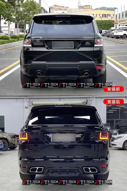 For Range Rover Sport L494 2014 - 2017 Upgrade To 2018 - 2022 SVR Style Body Kit
