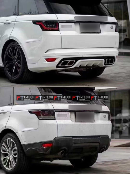 For Range Rover Sport L494 2014 - 2017 Upgrade To 2018 - 2022 SVR Style Body Kit