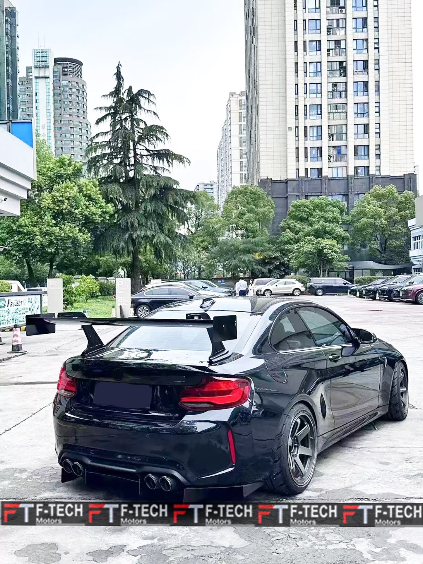 Dry Carbon Fiber Rear Wing Spoiler For BMW M2 F87 2016 - 2021 JSC