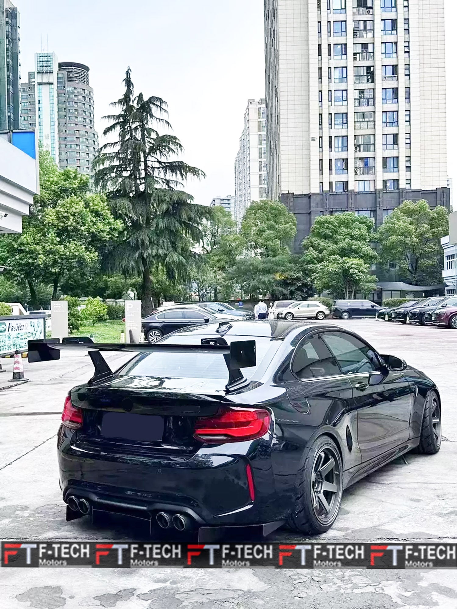 Dry Carbon Fiber Rear Wing Spoiler For BMW M2 F87 2016 - 2021 JSC