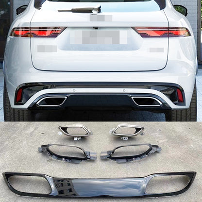 Rear diffuser with tips kit for Jaguar F Space 2021+