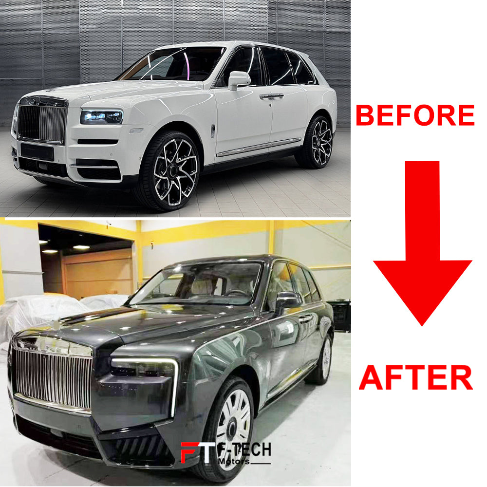 Old To New Rolls Royce Cullinan 1 2018 - 2023 Into 2024+ Body Kit