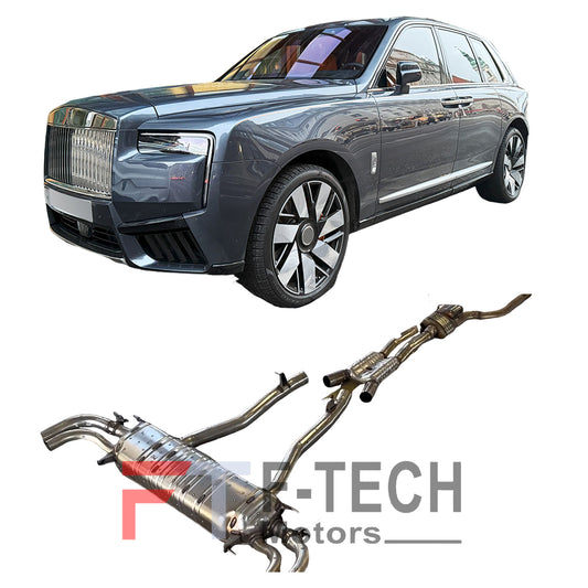 F Tech Motors Sport Exhaust System Catback For Rolls Royce Cullinan 2 Facelift 2025+