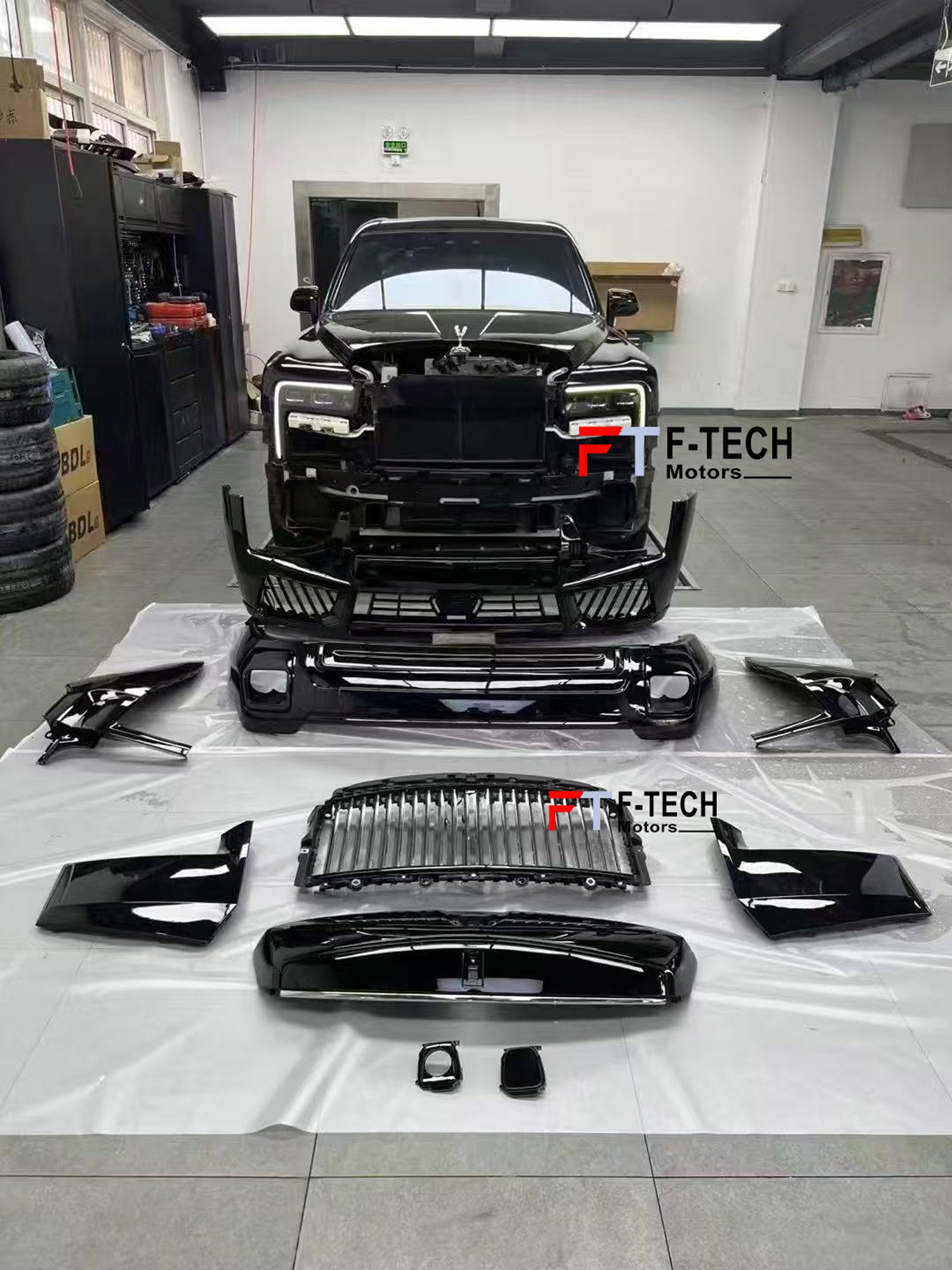 New Facelift 2025 Style Body Kit for Rolls Royce Cullinan 2019 - 2024