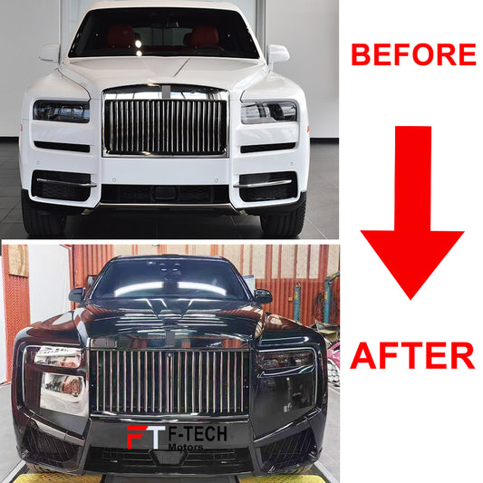 Facelift Body Kit For Rolls Royce Cullinan 1 2018 - 2023 Upgrade To 2025 Black Badge