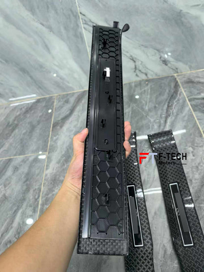 Carbon Door Sills Illuminated For Rolls Royce Cullinan 2018+ Black Badge