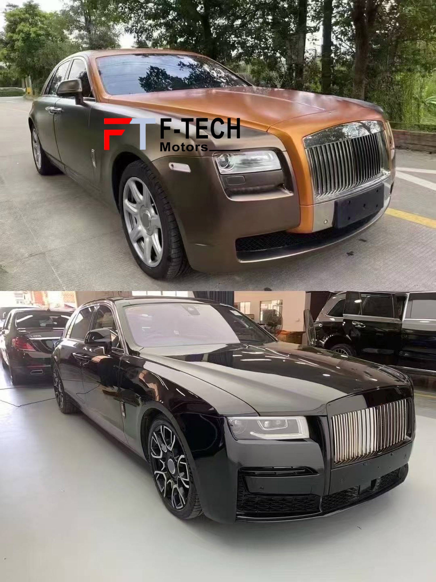 2020 Look Upgrade Facelift Body Kit For Rolls Royce Ghost 2010 - 2014
