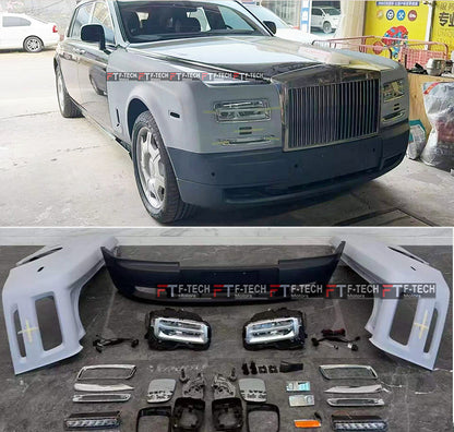For Rolls Royce Phantom 2003 - 2012 Upgrade Body Kit to 2013 - 2017