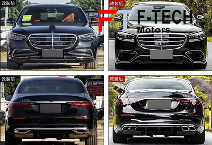 Mercedes Benz S Class To S65 AMG Body Kit 2021 - 2025