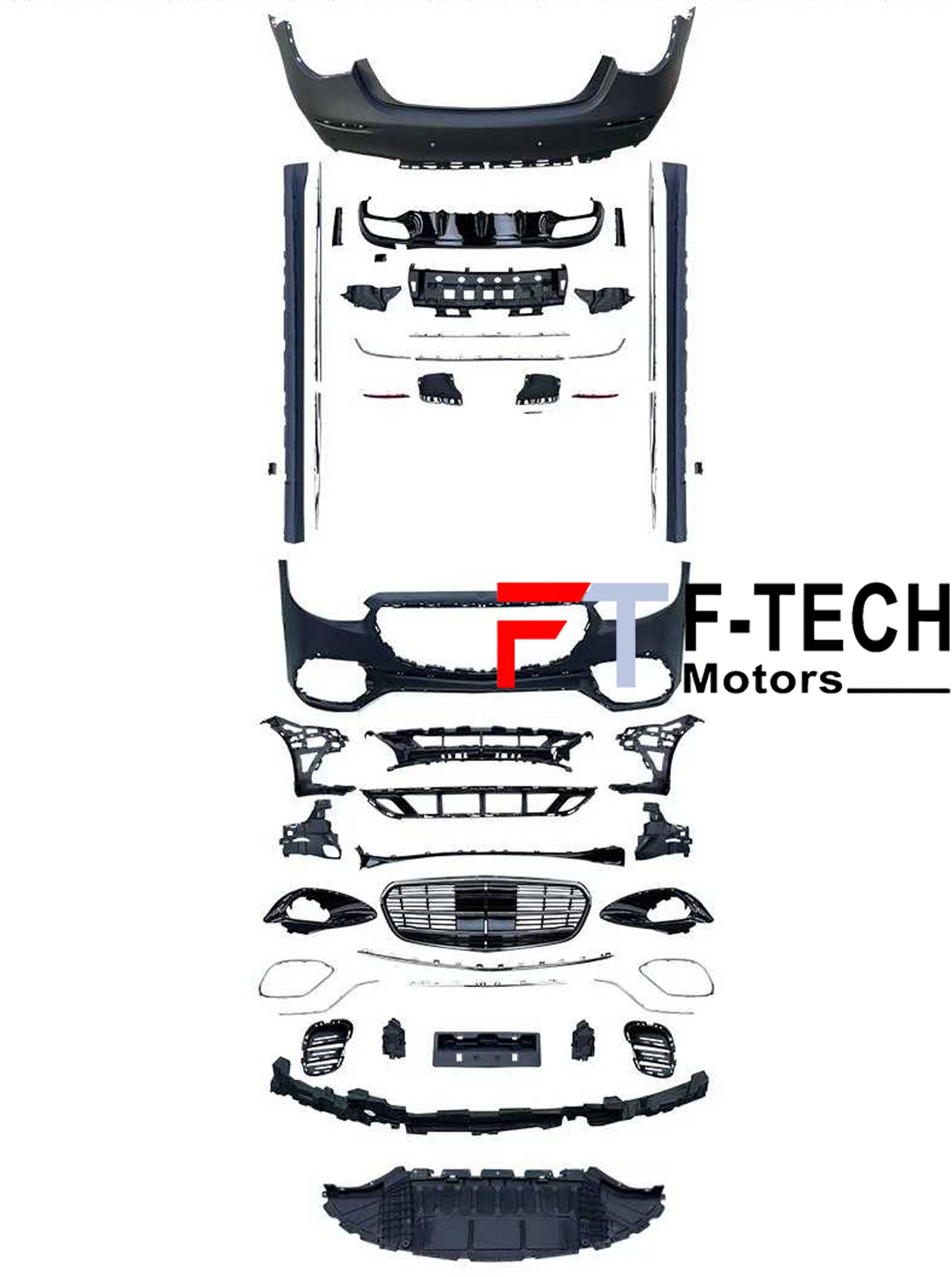 Mercedes Benz S Class To S65 AMG Body Kit 2021 - 2025