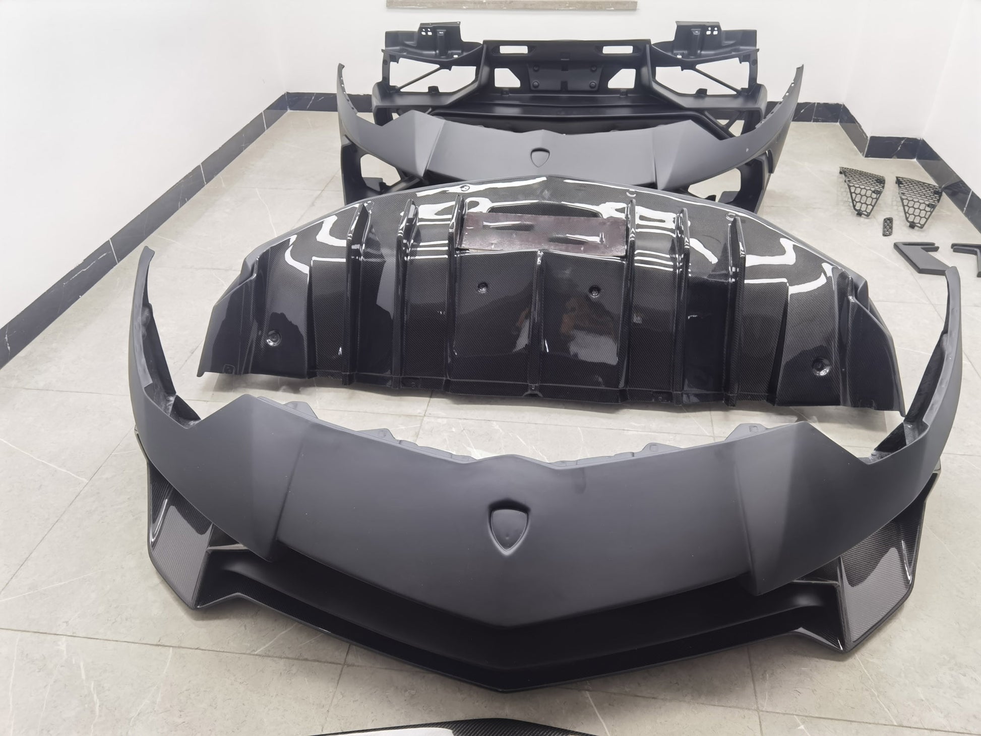 SV LP750 body kit fit Lamborghini Aventador LP700 2011 - 2016 Coupe & Roadster