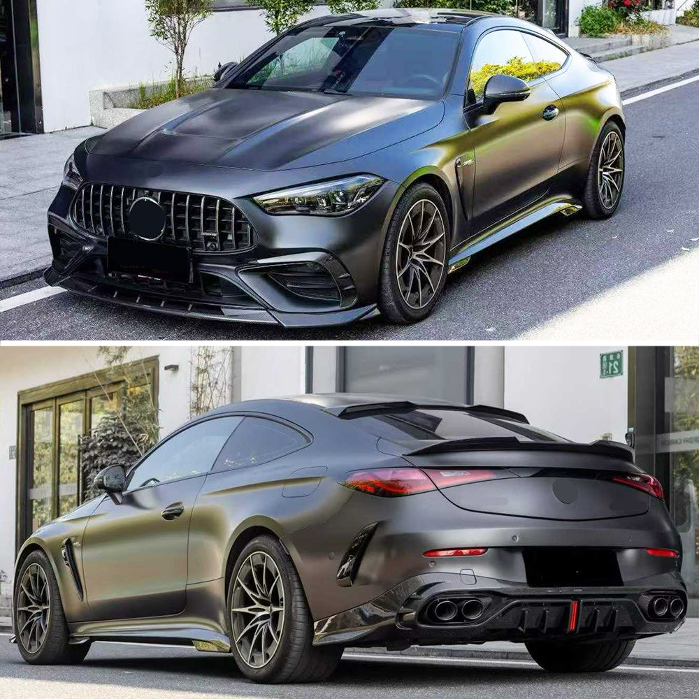 Authentic SooQoo Dry Carbon Fiber Body Kit For Mercedes Benz CLE 53 AMG C236 2024+