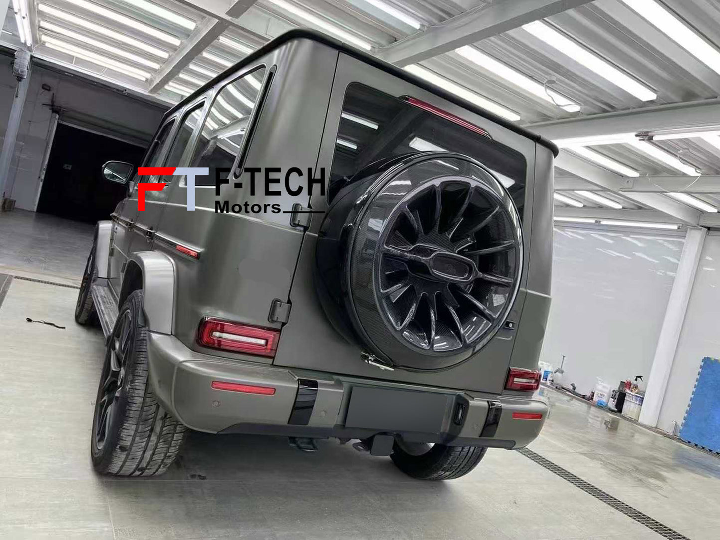 Dry Carbon Spare Wheel Cover For Mercedes Benz G Class W463A W464 G63 AMG 2019 - 2023