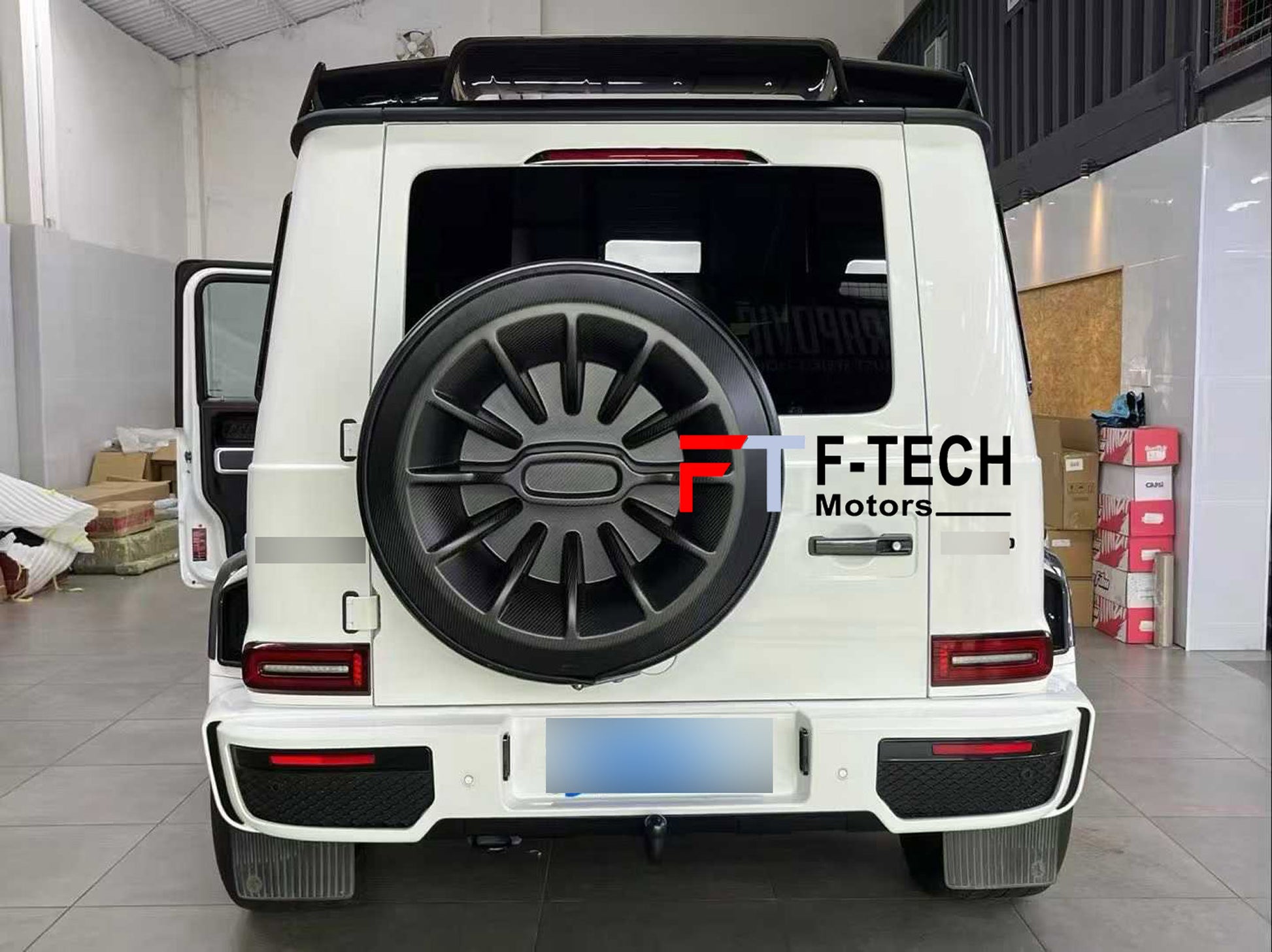 Dry Carbon Spare Wheel Cover For Mercedes Benz G Class W463A W464 G63 AMG 2019 - 2023