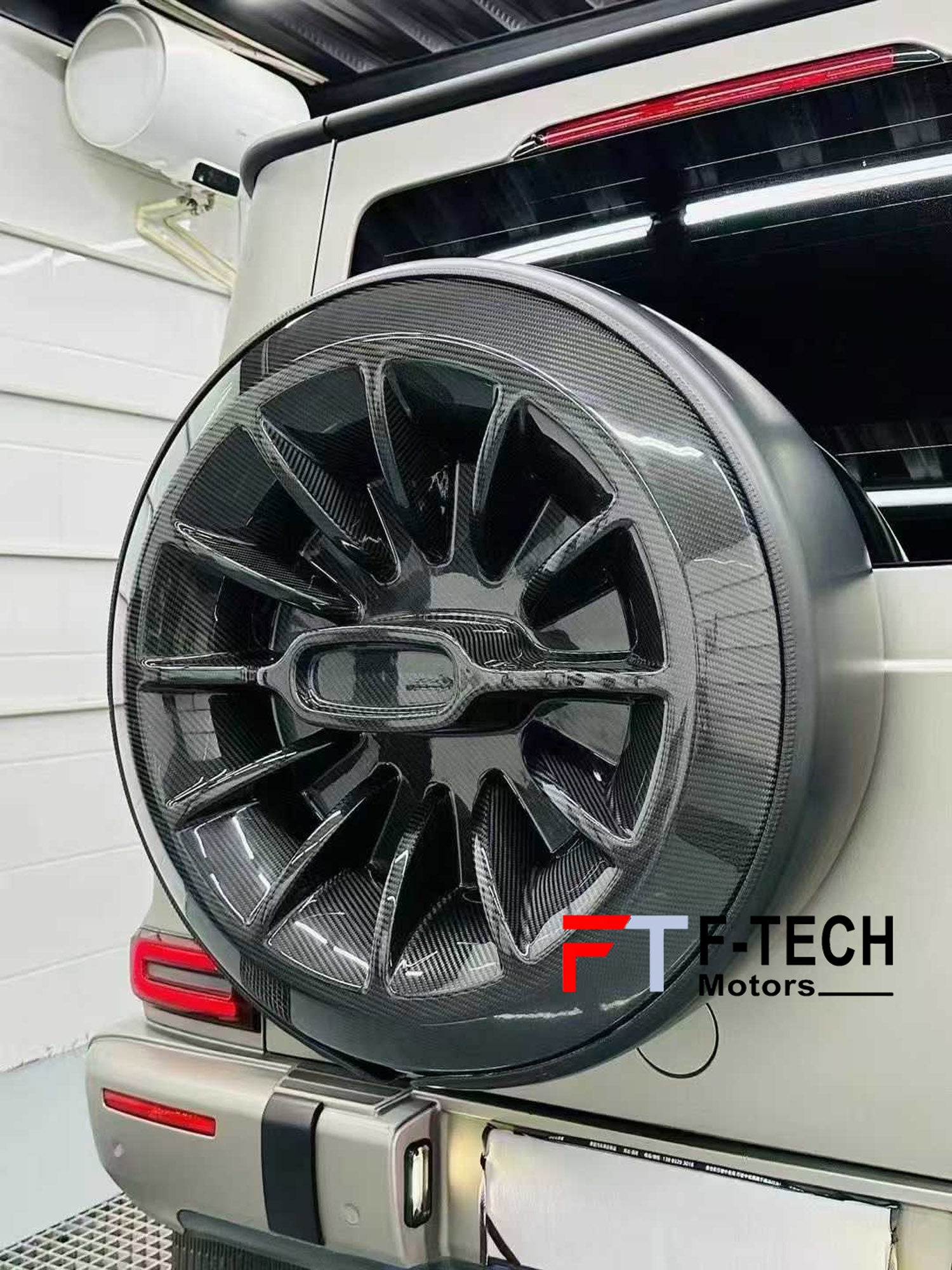 Dry Carbon Spare Wheel Cover For Mercedes Benz G Class W463A W464 G63 AMG 2019 - 2023
