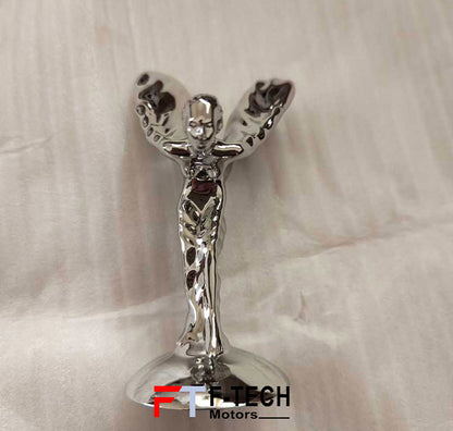Silver Spirit of Ecstasy Emblem For Rolls Royce Ghost Cullinan Phantom Wraith Dawn