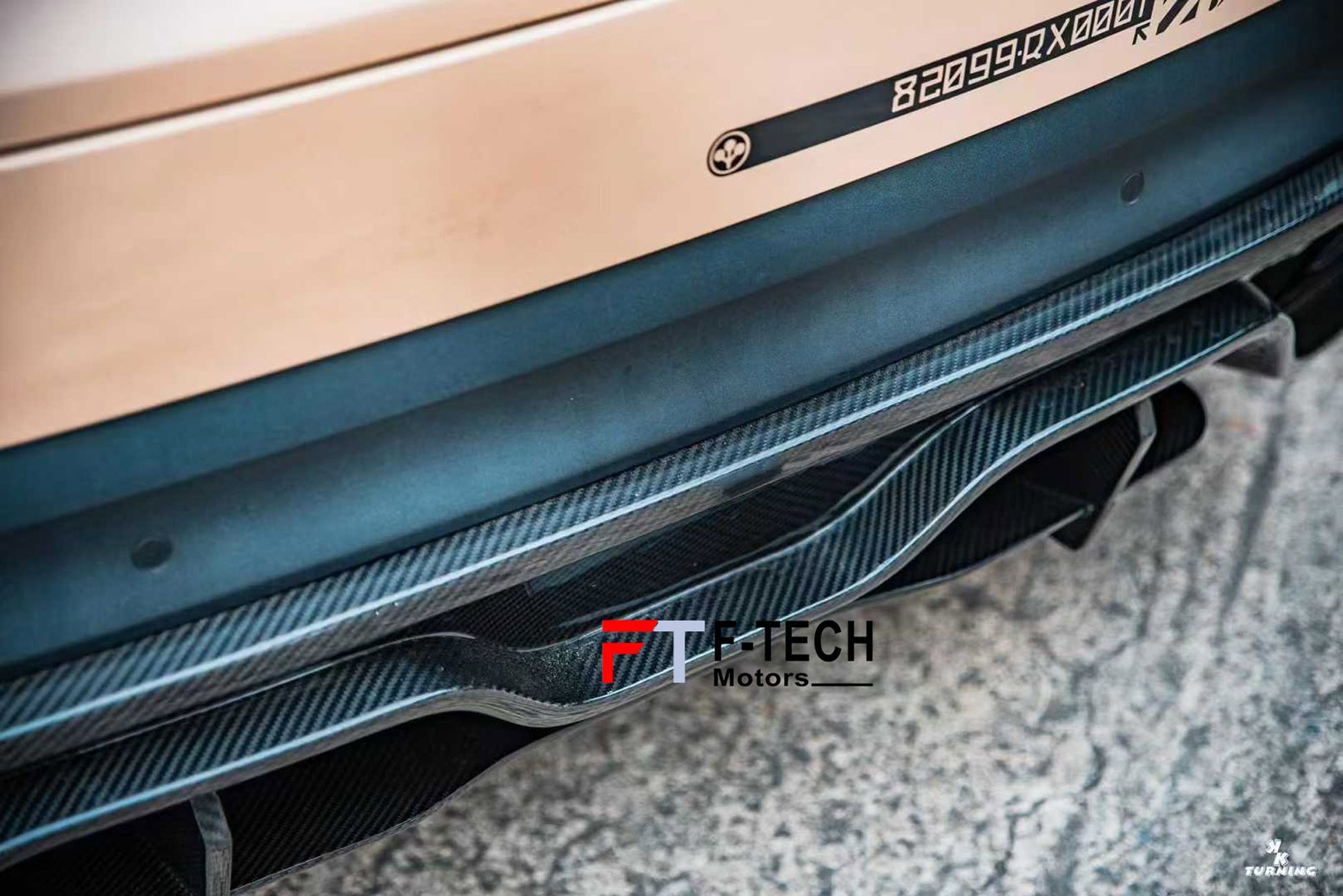 Dry Carbon Front Lip & Rear Diffuser For Porsche Cayenne 9Y0 2017 - 2023