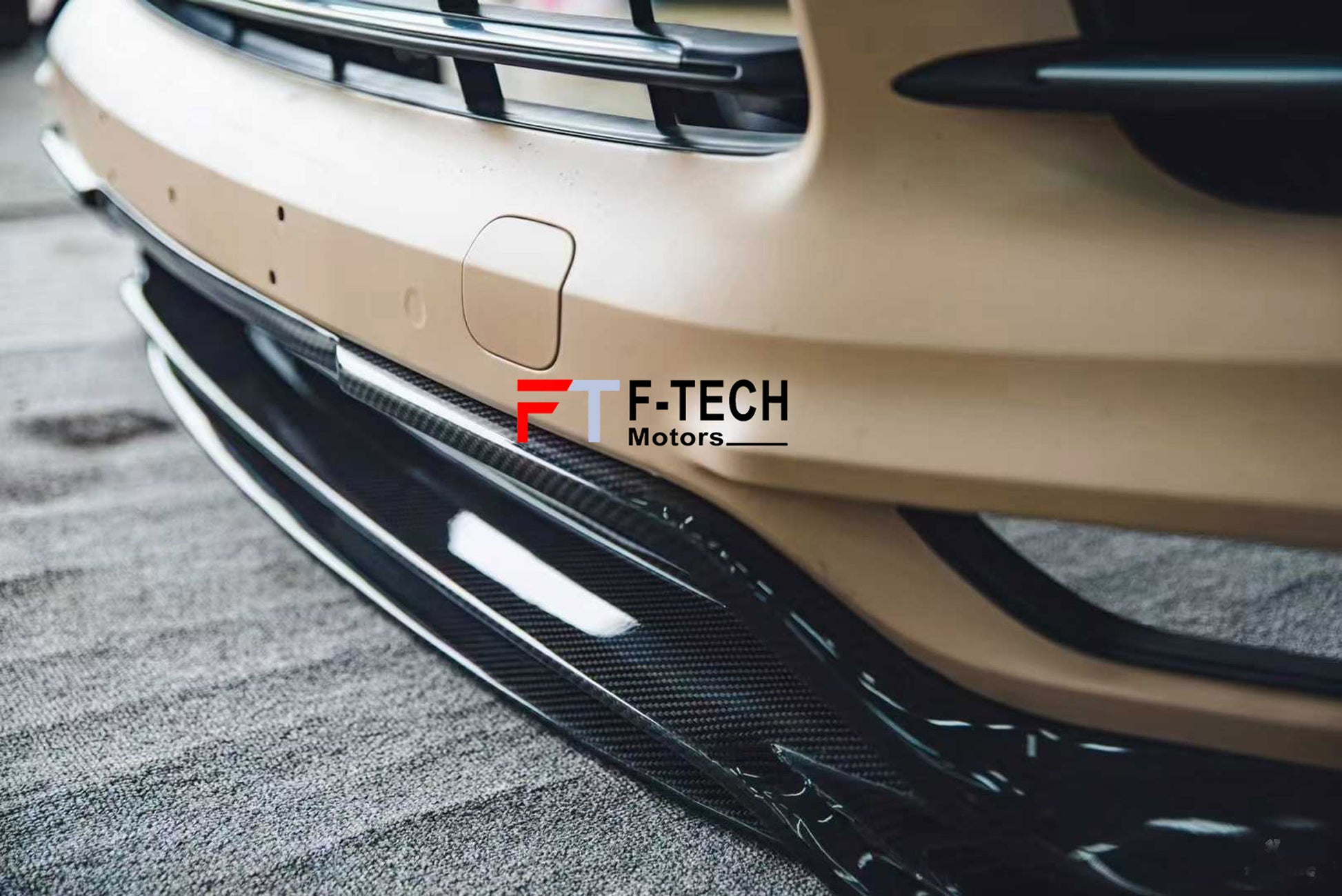 Dry Carbon Front Lip & Rear Diffuser For Porsche Cayenne 9Y0 2017 - 2023
