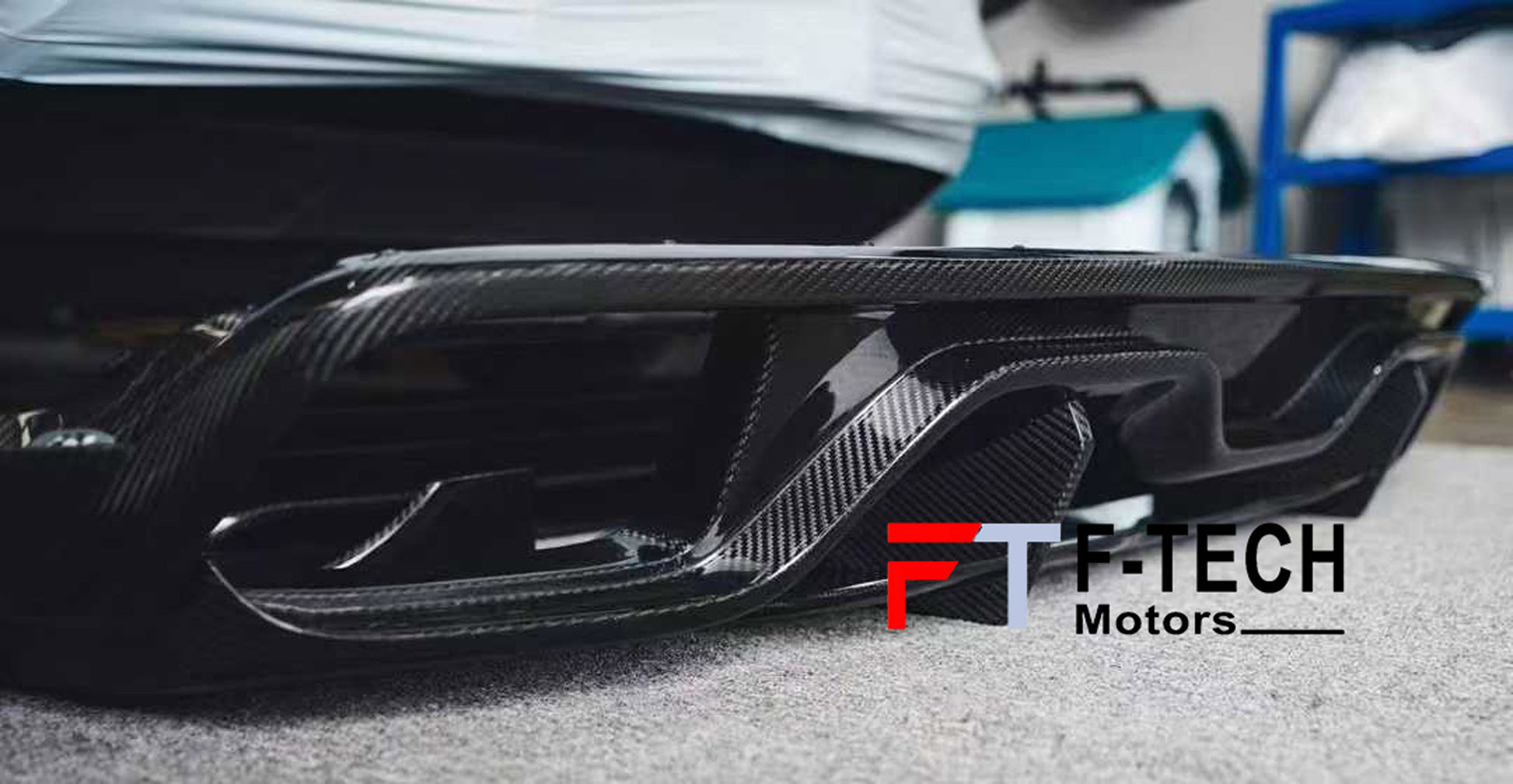 Dry Carbon Front Lip & Rear Diffuser For Porsche Cayenne 9Y0 2017 - 2023
