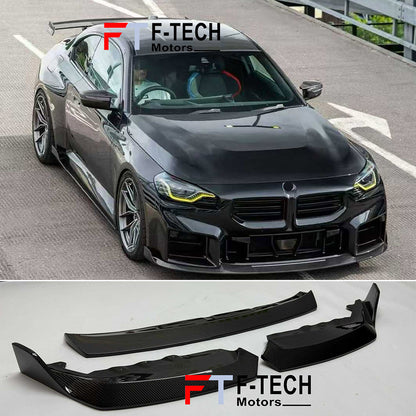 Carbon Fiber Front Lip Spoiler For BMW M2 G87 Competition 2023+ TR Style
