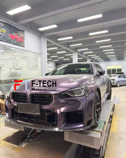 Carbon Fiber Front Lip Spoiler For BMW M2 G87 Competition 2023+ TR Style