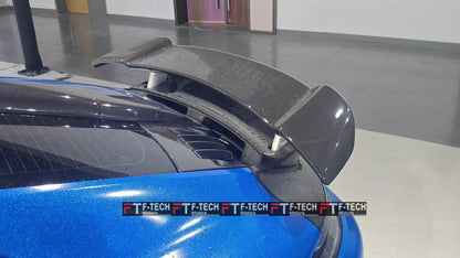 Dry Carbon Fiber Rear Wing Spoiler For Porsche 911 992.1 Turbo S 2019 - 2023 Techart