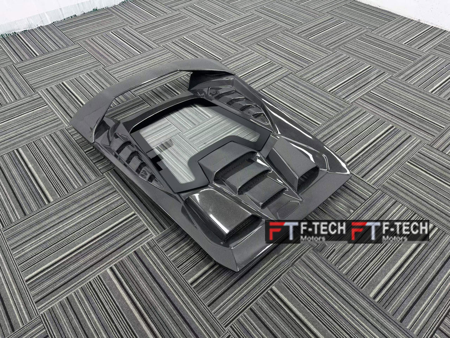 Dry Carbon Rear Engine Lid Cover For Lamborghini Huracan LP610 LP580 EVO 2015 - 2026 Tecnica