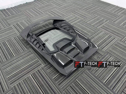 Dry Carbon Rear Engine Lid Cover For Lamborghini Huracan LP610 LP580 EVO 2015 - 2026 Tecnica