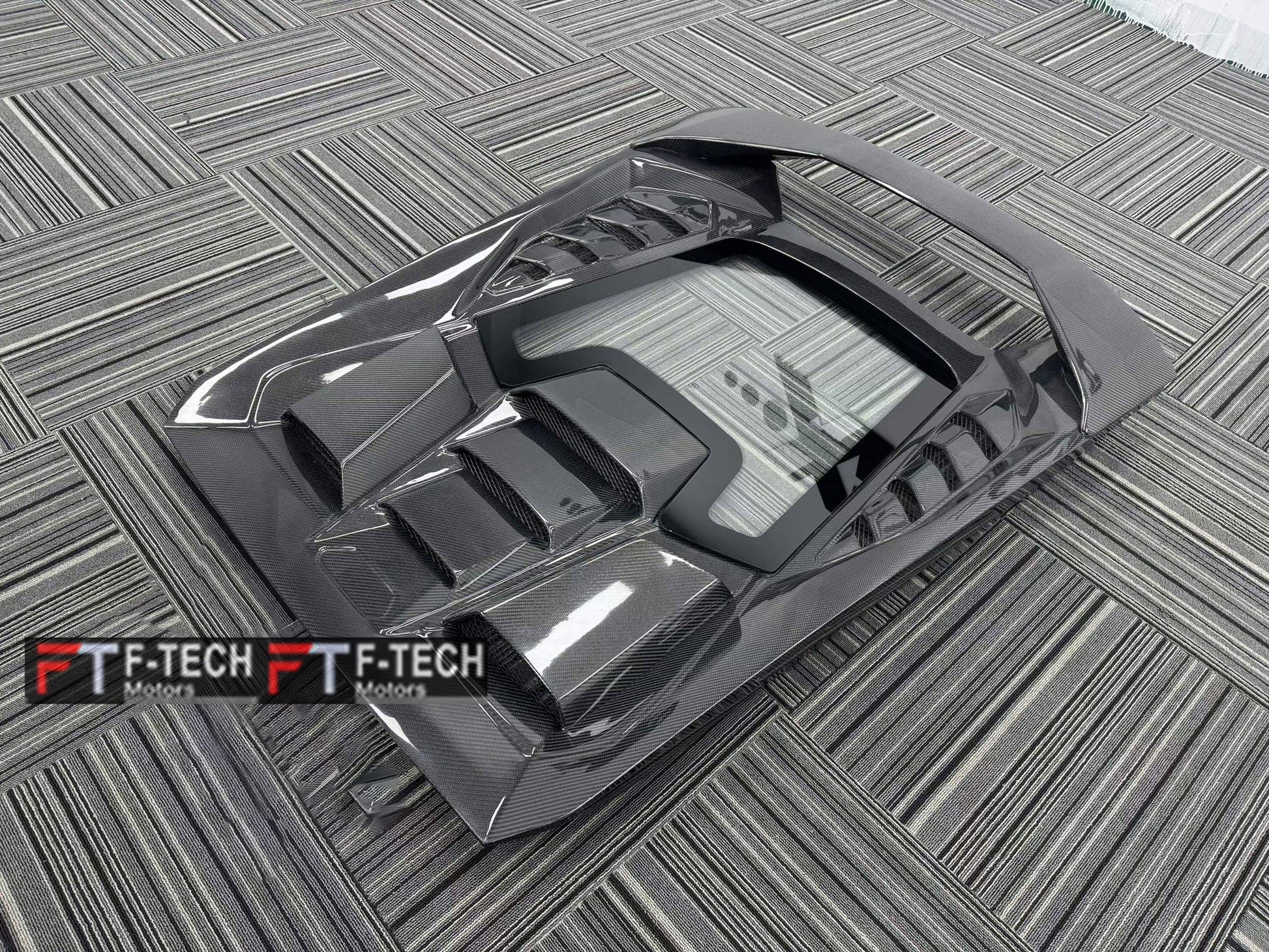 Dry Carbon Rear Engine Lid Cover For Lamborghini Huracan LP610 LP580 EVO 2015 - 2026 Tecnica