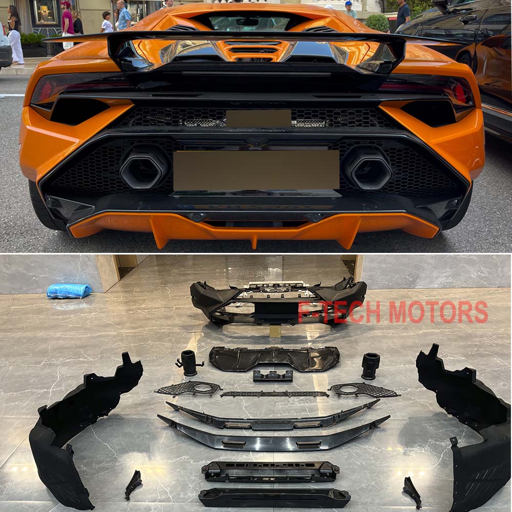 Tecnica rear bumper for Lamborghini Huracan LP610 LP580 Evo 2015+