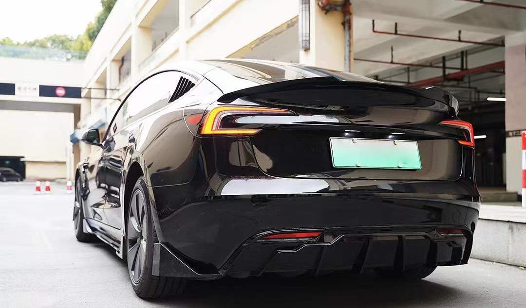 Gloss black body kit for Tesla 3 2023+