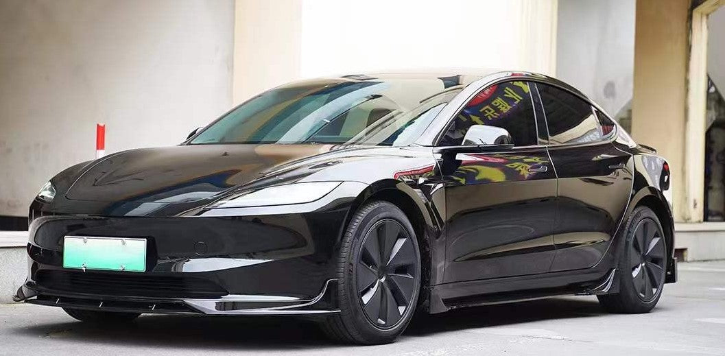 Gloss black body kit for Tesla 3 2023+